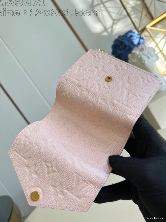 First bag ru VUITTON LOUIS WALLET-12*9.5*2.5 VICTORINE cm 0714
